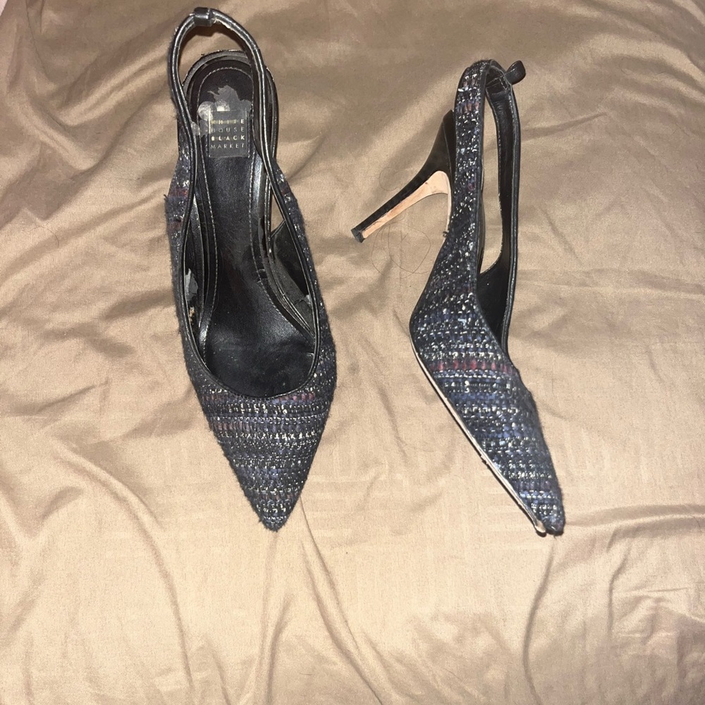 Tweed heels